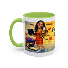 M.O.M. "Master of Mayhem" Accent Coffee Mug — Funny Mother's Day Gift