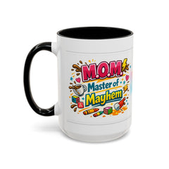M.o.M. - "Master of Mayhem" Accent Coffee Mug — Morning Mommy Motivation In A Mug !