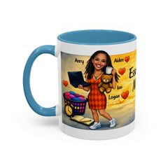 M.O.M. "Master of Mayhem" Accent Coffee Mug — Funny Mother's Day Gift