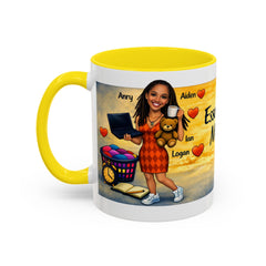 M.O.M. "Master of Mayhem" Accent Coffee Mug — Funny Mother's Day Gift