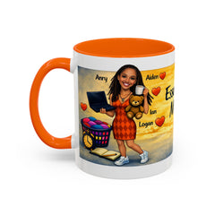 M.O.M. "Master of Mayhem" Accent Coffee Mug — Funny Mother's Day Gift