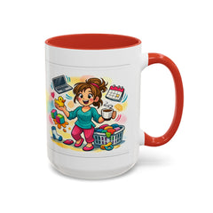 M.o.M. - "Master of Mayhem" Accent Coffee Mug — Morning Mommy Motivation In A Mug !