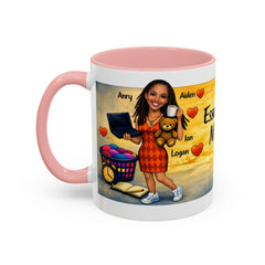 M.O.M. "Master of Mayhem" Accent Coffee Mug — Funny Mother's Day Gift