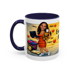 M.O.M. "Master of Mayhem" Accent Coffee Mug — Funny Mother's Day Gift