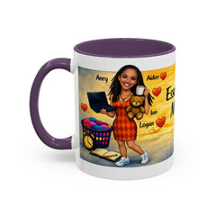 M.O.M. "Master of Mayhem" Accent Coffee Mug — Funny Mother's Day Gift