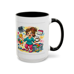 M.o.M. - "Master of Mayhem" Accent Coffee Mug — Morning Mommy Motivation In A Mug !