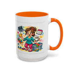 M.o.M. - "Master of Mayhem" Accent Coffee Mug — Morning Mommy Motivation In A Mug !